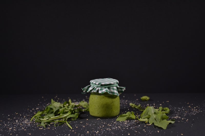 Fresh Basil Leaves